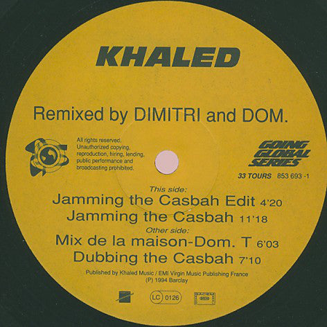 Khaled : N'ssi N'ssi (4 Remixes) (12", Single)
