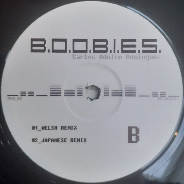 Carlos Adolfo Dominguez : B.O.O.B.I.E.S. (12", Promo)