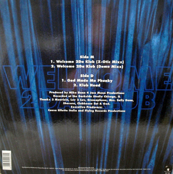 The MD X-Spress : Welcome 2Da Klub (12")