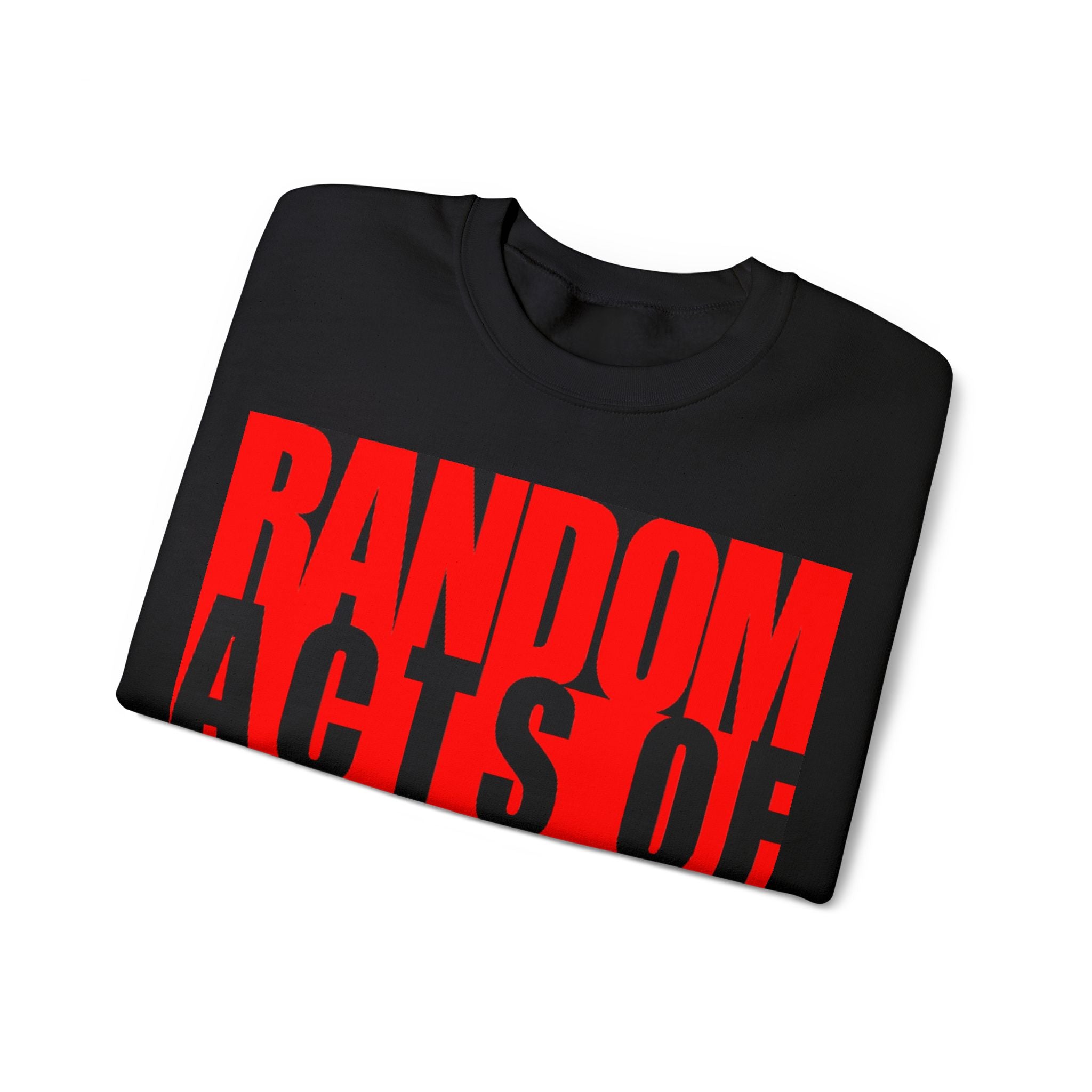 Random Acts of Vinyl - Classic RED - Unisex Heavy Blend™ Crewneck Sweatshirt