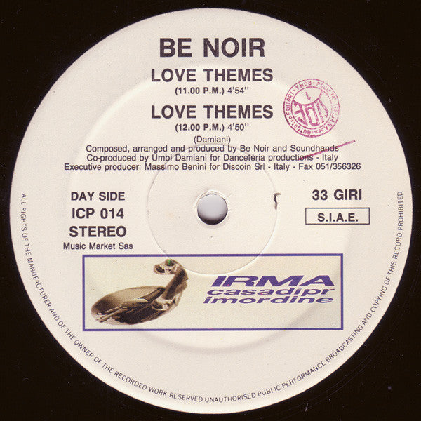 Be Noir : Love Themes (12")