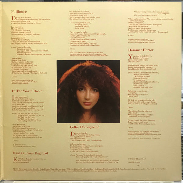 Kate Bush : Lionheart (LP, Album, Emb)