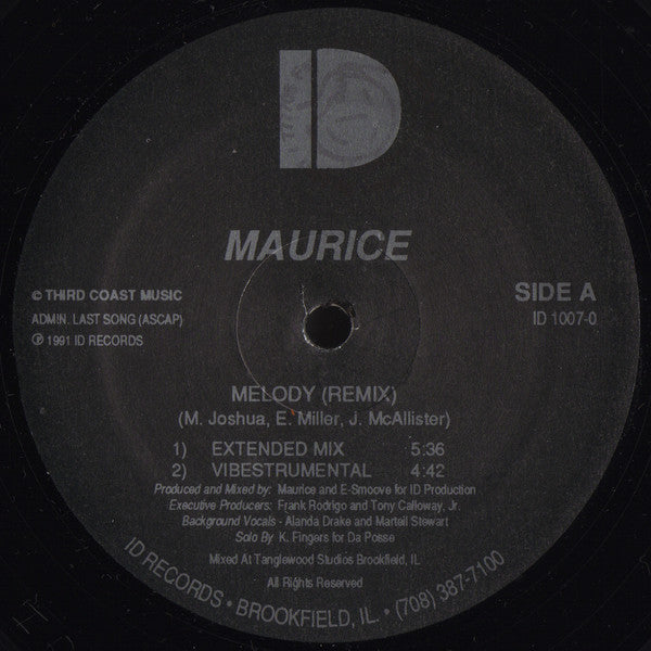 Maurice* : Melody (Remix) (12")