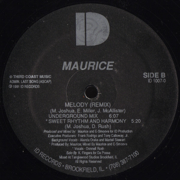 Maurice* : Melody (Remix) (12")