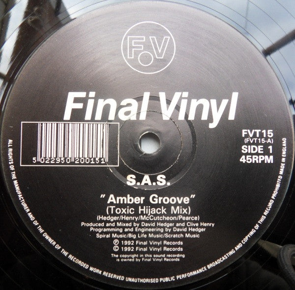 S.A.S.* : Amber Groove (12")