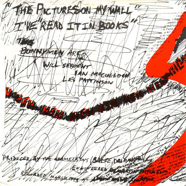 Echo & The Bunnymen : The Pictures On My Wall (7", Single, RE, Dam)