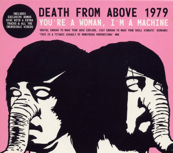 Death From Above 1979 : You're A Woman, I'm A Machine (CD, Album + CD, Enh + Ltd, O-C)