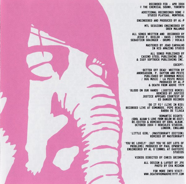 Death From Above 1979 : You're A Woman, I'm A Machine (CD, Album + CD, Enh + Ltd, O-C)