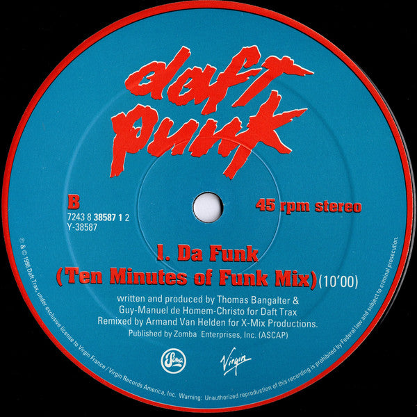 Daft Punk : Da Funk (12")