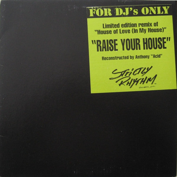 Smooth Touch : House Of Love (In My House) (12", S/Sided, Ltd)