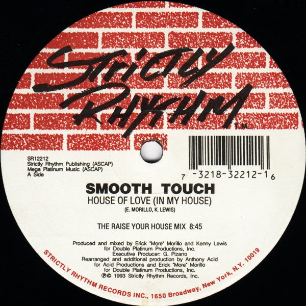 Smooth Touch : House Of Love (In My House) (12", S/Sided, Ltd)