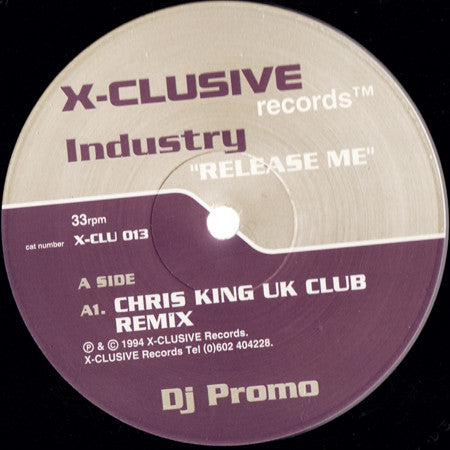 Industry : Release Me (2x12", Promo)
