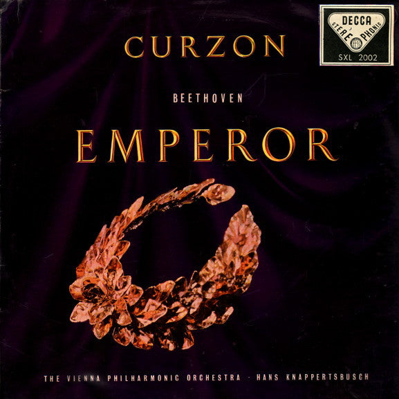 Clifford Curzon, Ludwig van Beethoven, Wiener Philharmoniker, Hans Knappertsbusch : Concerto No. 5 In E Flat Major For Piano And Orchestra Opus 73 (''Emperor'') (LP, RP, ED2)