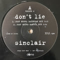 Sinclair : Don't Lie (12", Promo)
