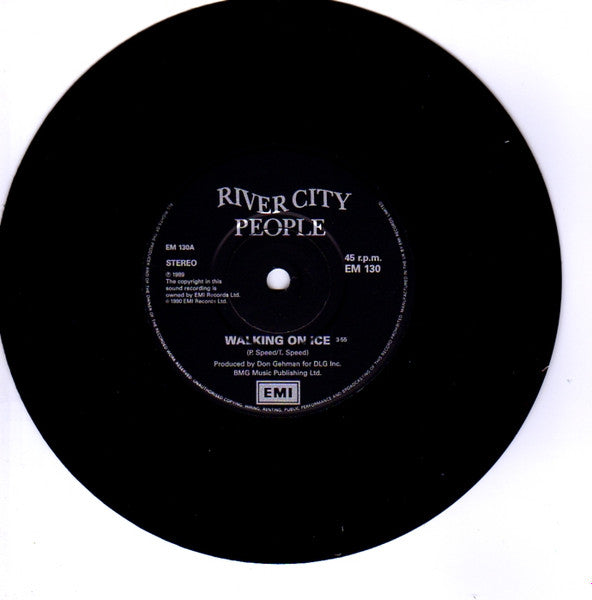 River City People : Walking On Ice (7", Single, Ltd, Gat)