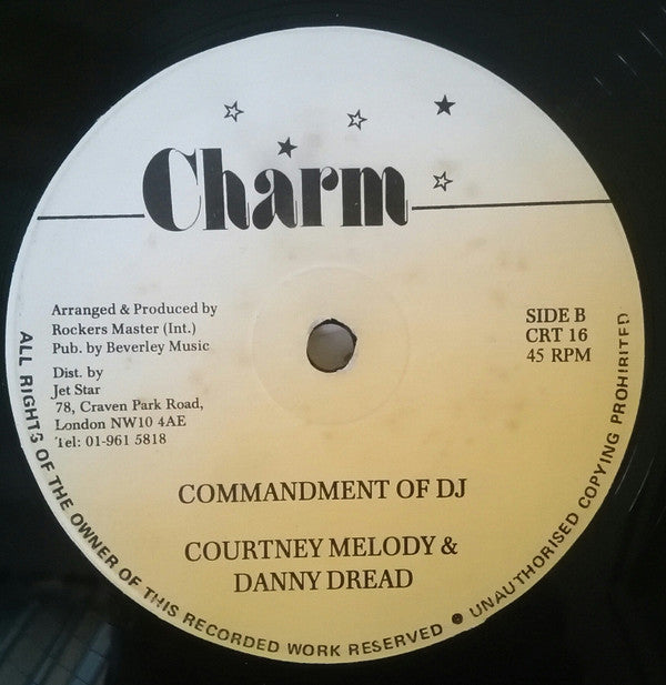 Courtney Melody & Danny Dread : Call Me / Commandment Of DJ (12")