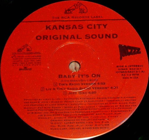 Kansas City Original Sound : Baby It's On (12")