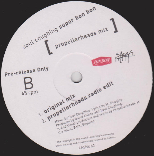 Soul Coughing : Super Bon Bon (Propellerheads Mix) (12", Promo)