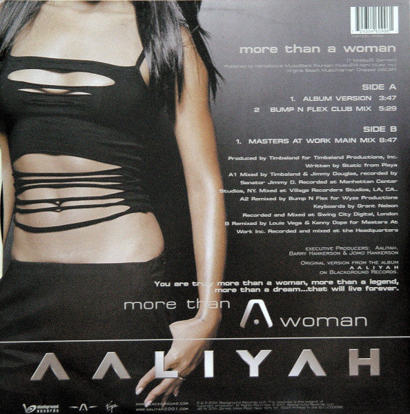 Aaliyah : More Than A Woman (12", Single)