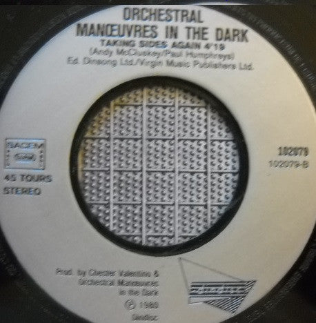 Orchestral Manoeuvres In The Dark : Messages (7", Single)