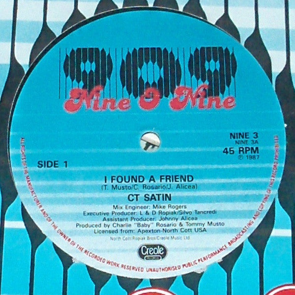 C.T. Satin : I Found A Friend (12")
