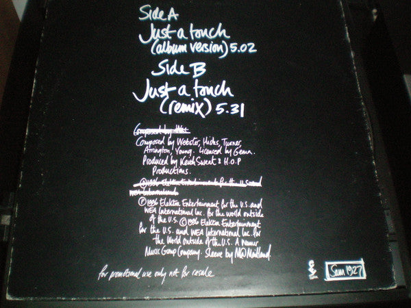 Keith Sweat : Just A Touch (12", Promo)