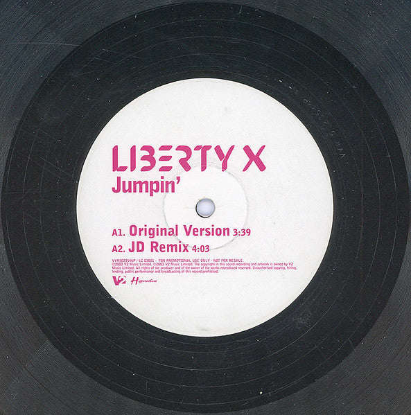 Liberty X : Jumpin' (12", Promo)