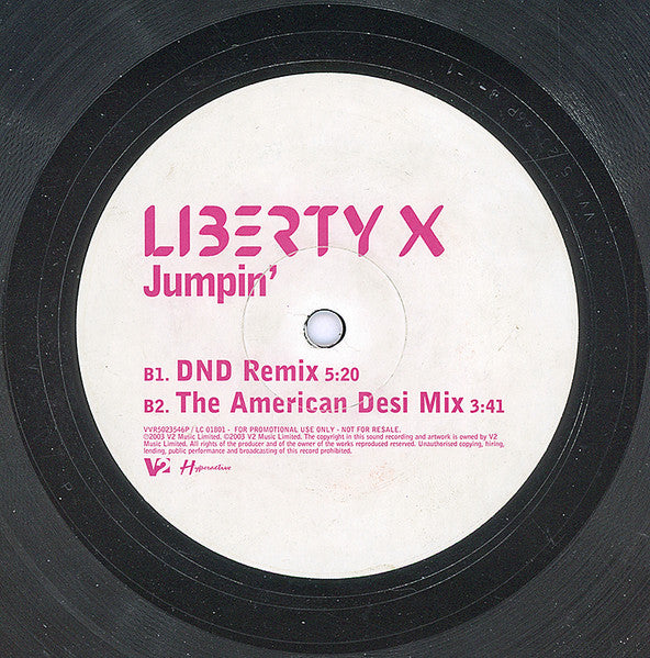 Liberty X : Jumpin' (12", Promo)