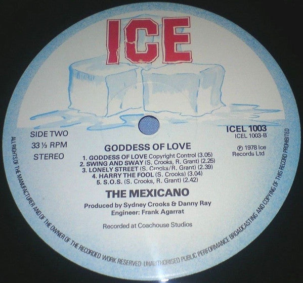 The Mexicano : Goddess Of Love (LP, Album)