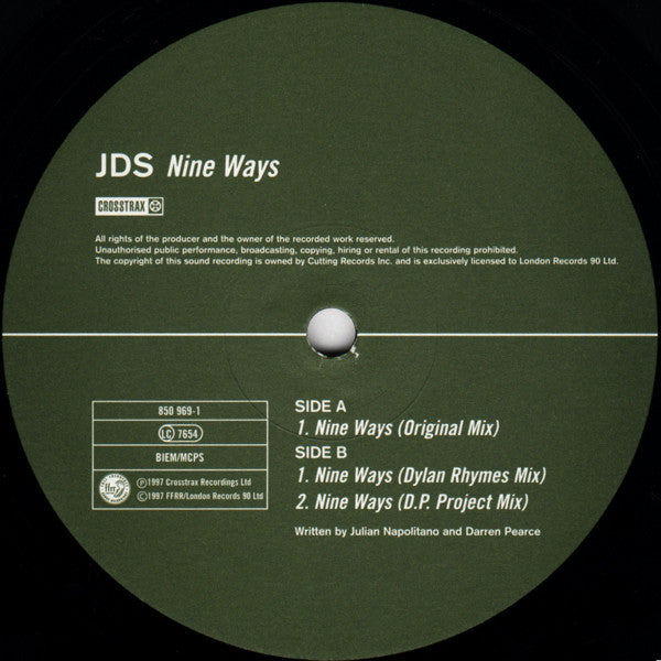 JDS : Nine Ways (12")