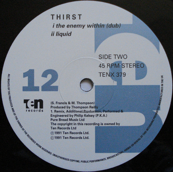 Thirst : The Enemy Within (12")