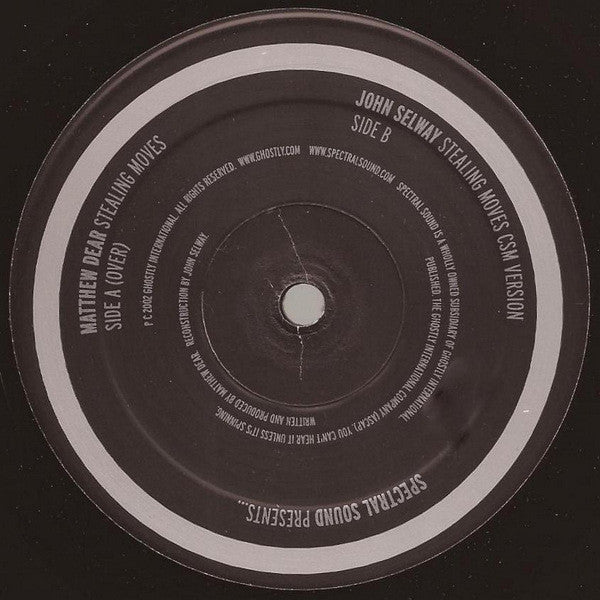 Matthew Dear : Stealing Moves (12")