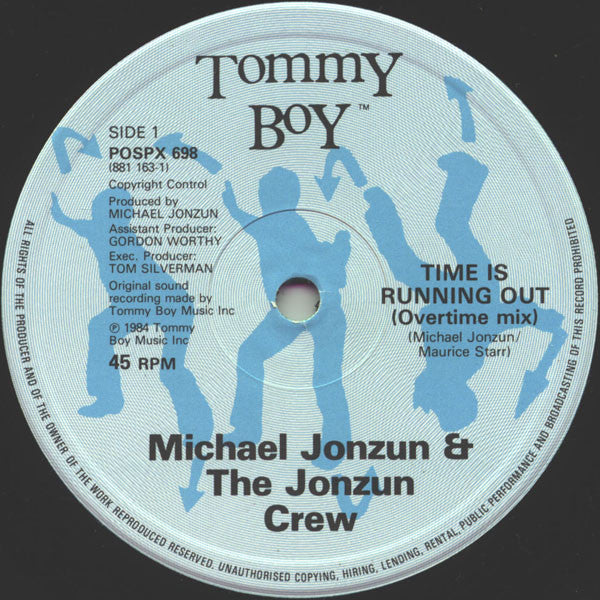 The Jonzun Crew Featuring Michael Jonzun : Time Is Running Out (12")