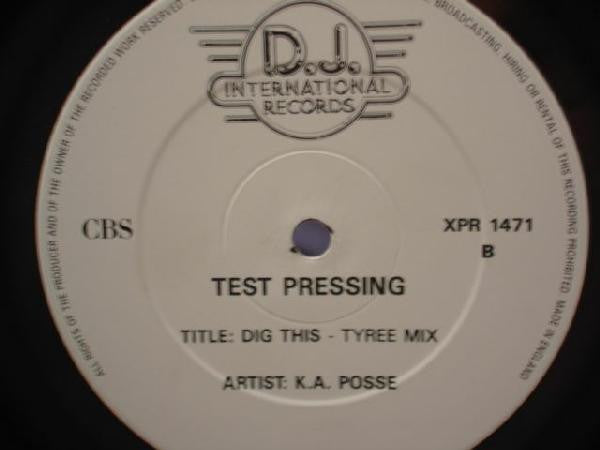 K.A. Posse : Dig This (12", TP)