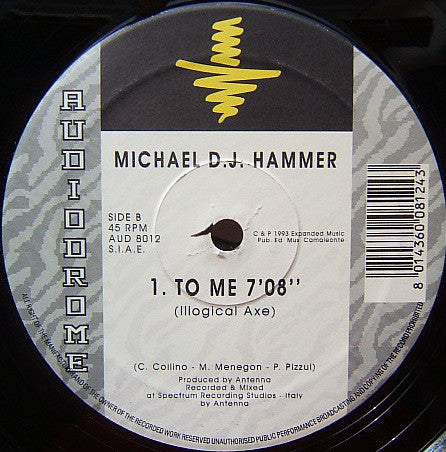 Michael Hammer : To Me (12")