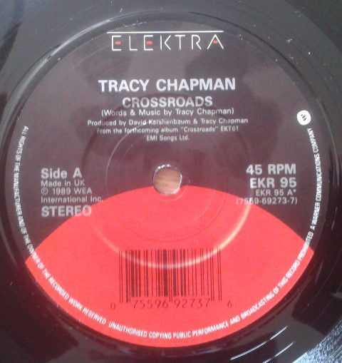 Tracy Chapman : Crossroads (7", Single)