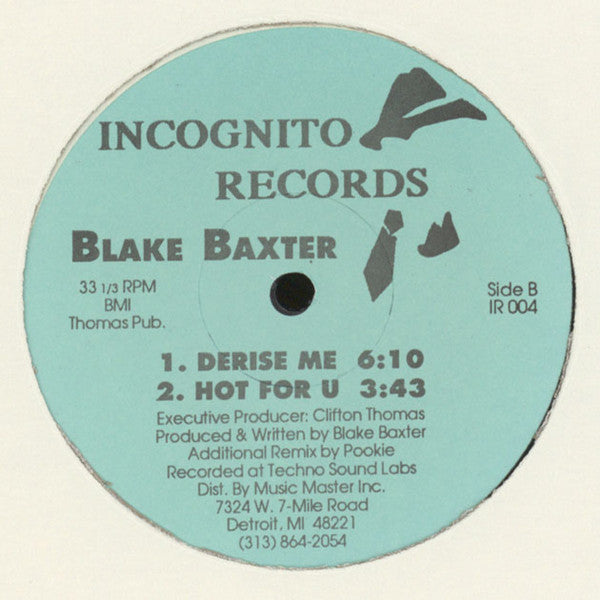 Blake Baxter : Crimes Of The Heart (12", Lig)