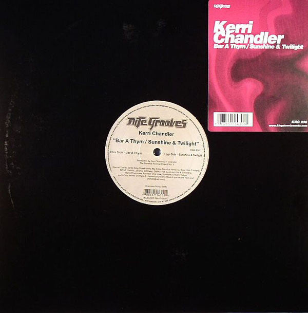 Kerri Chandler : Bar A Thym / Sunshine & Twilight (12")