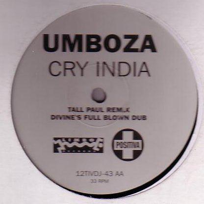 Umboza : Cry India (12", Promo)