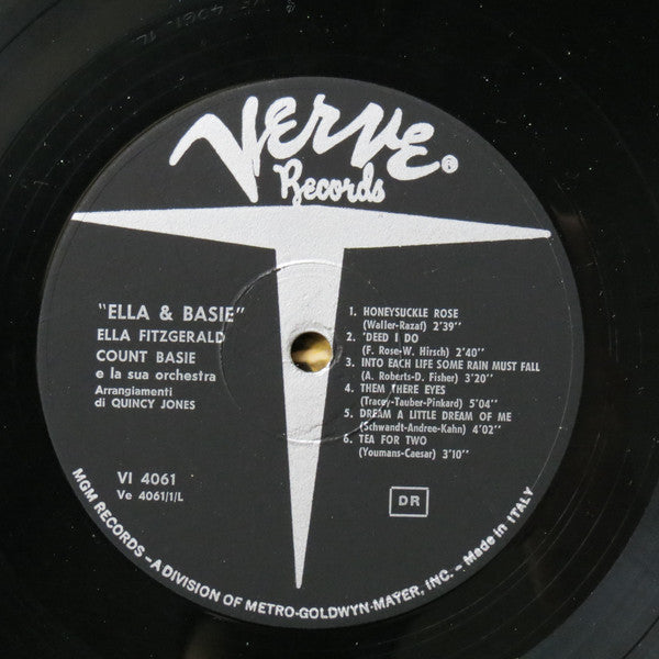 Ella Fitzgerald With Count Basie And His Orchestra* : Ella And Basie! (LP, Album)