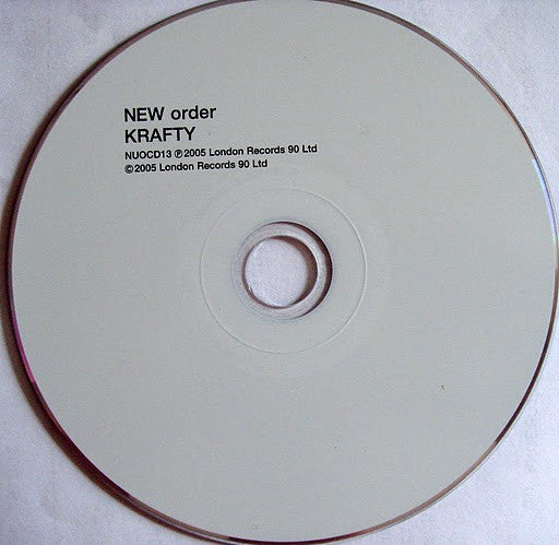 New Order : Krafty (CD, Single, CD1)