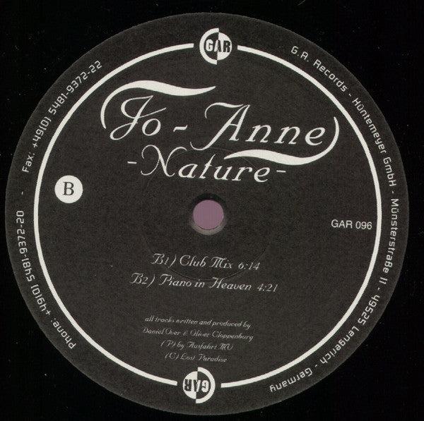 Jo-Anne : Nature (12")