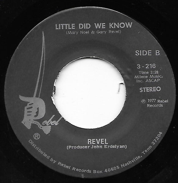 Gary Revel : Peanut Man / Little Did We Know (7")