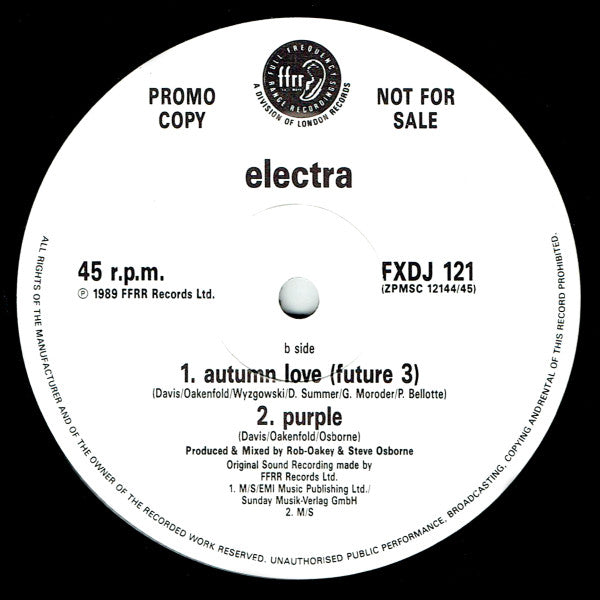 Electra : Destiny (12", Promo)