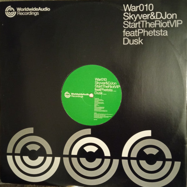 Skyver & D Jon : Start The Riot VIP / Dusk (12")