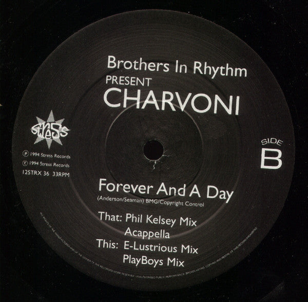 Brothers In Rhythm Present Charvoni : Forever And A Day (The Remixes) (12")