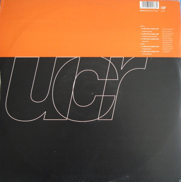 Sure Is Pure Featuring Aphrique : Is This Love Really Real? (12")