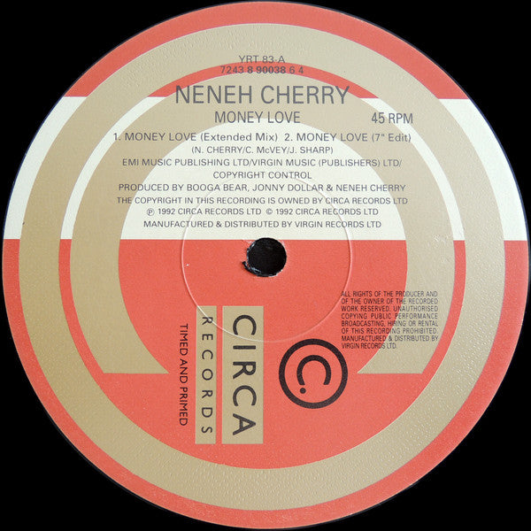 Neneh Cherry : Money Love (12")