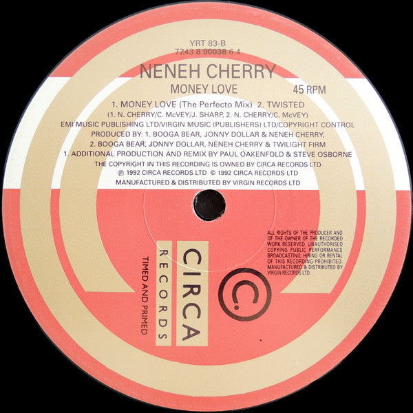 Neneh Cherry : Money Love (12")