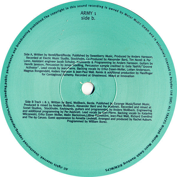 Army Of Lovers : Give My Life (12", Maxi, Promo)